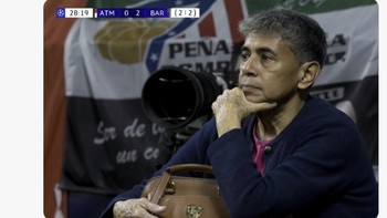 Netizen membuat meme Yamal sudah tua pun Barca masih belum menggondol piala Champions. Foto: X.com