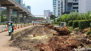 Ngebut! Trotoar Rasuna Said Disulap Biar Setara Sudirman