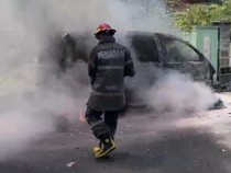 Espass Hangus Terbakar di Tawangsari Sukoharjo