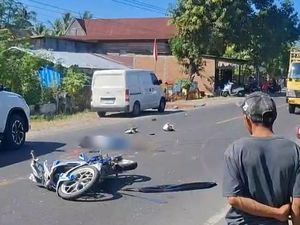Pemuda di Polman Tewas Terlindas Truk Usai Tabrak Minibus