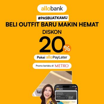 Promo Allo PayLater Metro Department Store