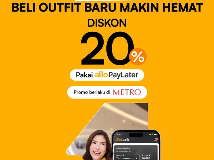 Promo Allo PayLater Metro Department Store