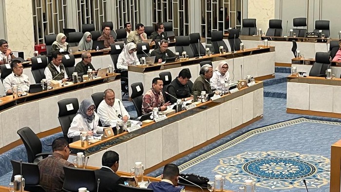 Rapat kerja Komisi IV DPR dan Kemenhut (Anggi/detikcom)