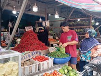 Harga Cabai Merah di Pasar Sukaramai Medan Capai Rp 40 Ribu Per Kilo