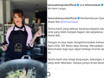 Setelah 8 Tahun, Warung Teh Manis Bali Milik Tamara Bleszynski Tutup