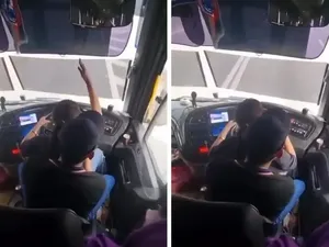 Pangku Cewek Sambil Nyetir, Sopir Bus di Malaysia Dipecat