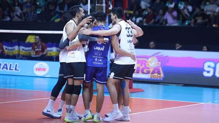 Tim Jakarta LavAni Livin Transmedia tampil solid pada putaran pertama final four Proliga 2026.