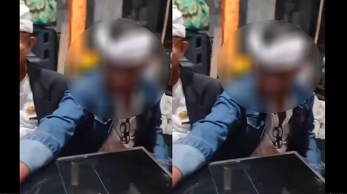 Video yang memperlihatkan seorang pengayah diduga menilap uang dana punia di sebuah pura viral di medsos. (Tangkapan layar Instagram @denpasarcerita)