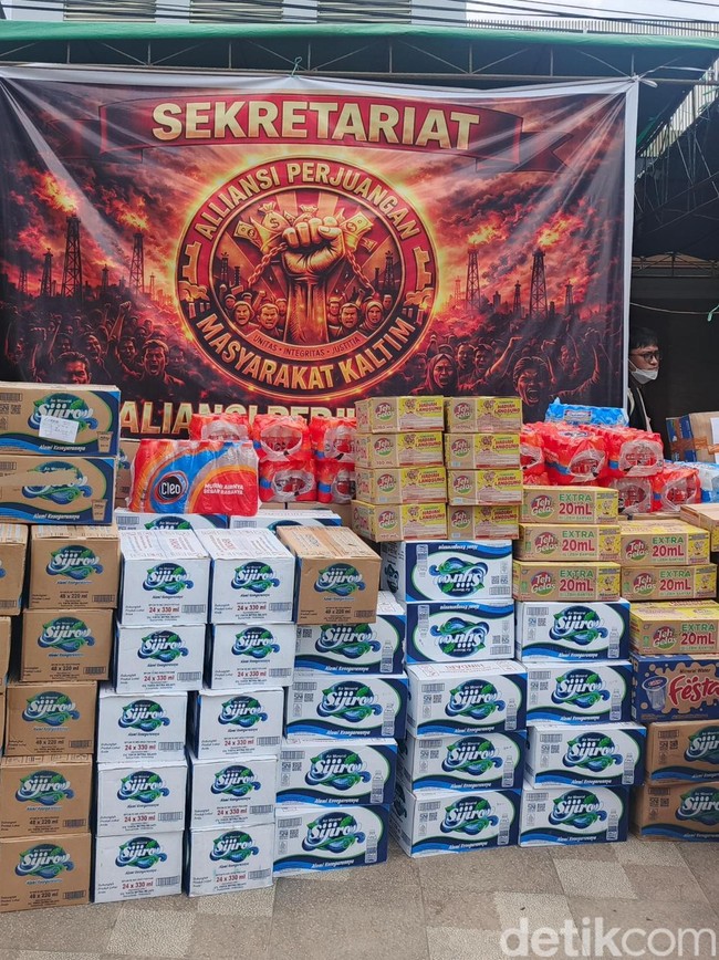 Potret Tumpukan Sumbangan Warga Kaltim Buat Aksi 21 April