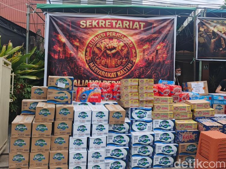 Potret Tumpukan Sumbangan Warga Kaltim Buat Aksi 21 April