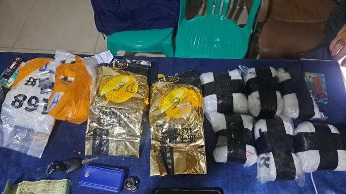 Bareskrim Polri menggagalkan pengiriman 7 kilogram sabu dari Lampung ke Tanjung Priok, Kamis (16/4/2026).
