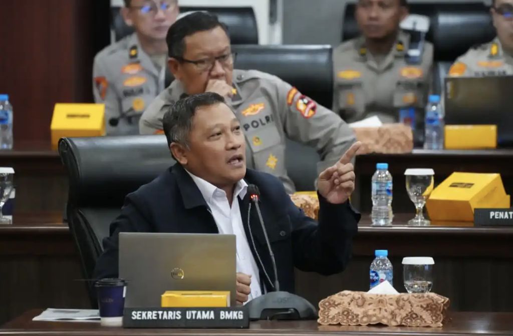 BMKG Hadiri Rakor Polri untuk Antisipasi Fenomena El Nino 2026, (15 April 2026). (Dok BMKG)