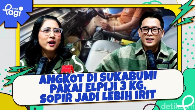 Video: Angkot di Sukabumi Pakai Elpiji 3 Kg, Sopir Jadi Lebih Irit