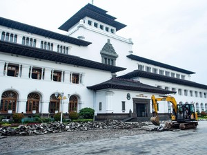 Anggaran Penataan Gedung Sate-Gasibu Dipangkas, Jadi Segini