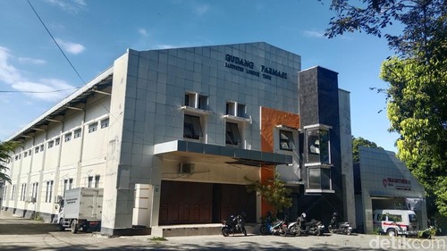 Gudang Farmasi Dinas Kesehatan Lombok Timur, NTB, Kamis (16/4/2026).