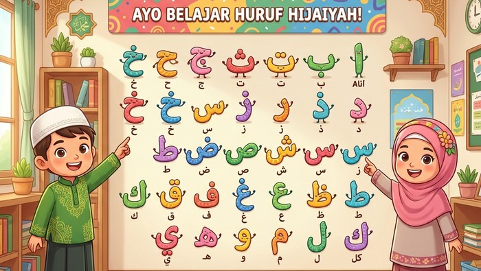 Huruf Hijaiyah Lengkap dengan Cara Baca dan Tanda Bacanya