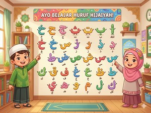 30 Huruf Hijaiyah Lengkap dengan Cara Baca dan Tanda Bacanya, Yuk Belajar!
