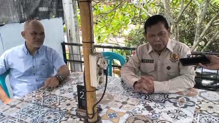 Ketua Umum DPP Jaga Rakyat Kaltim Mugeni bersama mantan Wali Kota Samarinda Muhammad Bakarti.