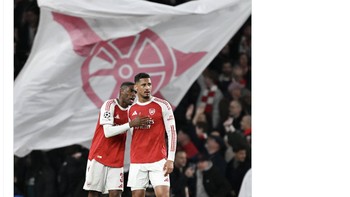 Arsenal memang perkasa di Liga Champions dan mencatat banyak clean sheet. Foto: X.com