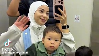 Potret Nikita Willy Liburan ke Jepang Tanpa Pengasuh, Momong 2 Anak Sendiri