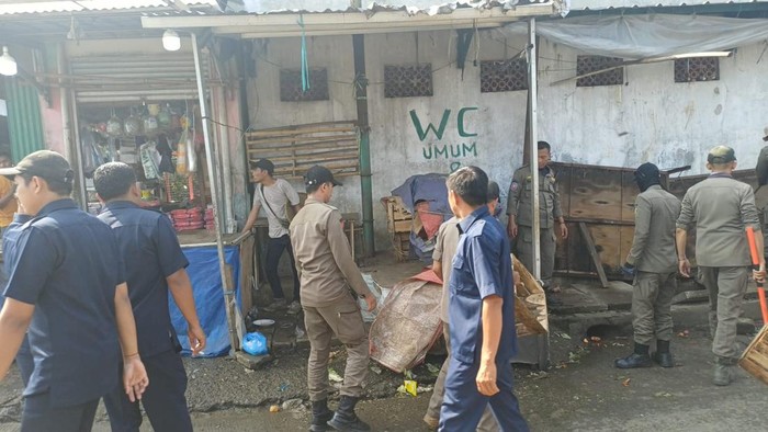 Penataan Pasar Parung Bogor, 191 Lapak PKL Ditertibkan