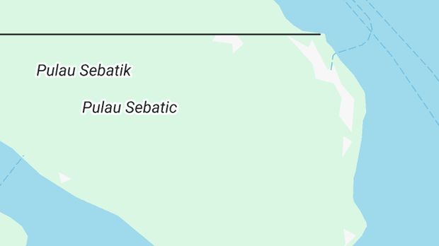 Peta Pulau Sebatik  (Tangkapan Layar Google Maps)