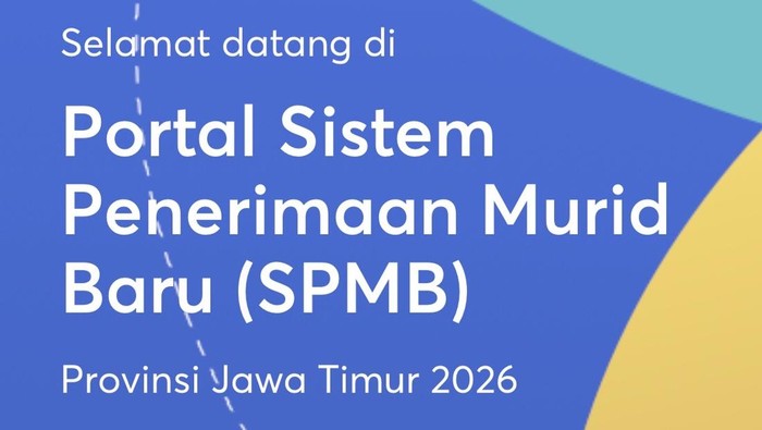 Portal Seleksi Penerimaan Murid Baru (SPMB) Jatim 2026.