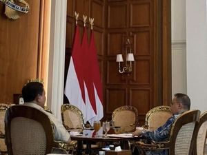 Prabowo Bertemu 4 Mata dengan Dasco di Istana, Bahas Apa?