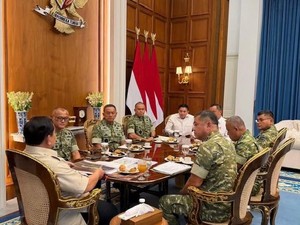 KSAD Menghadap Prabowo di Istana, Lapor 300 Jembatan Gantung Selesai Dibangun