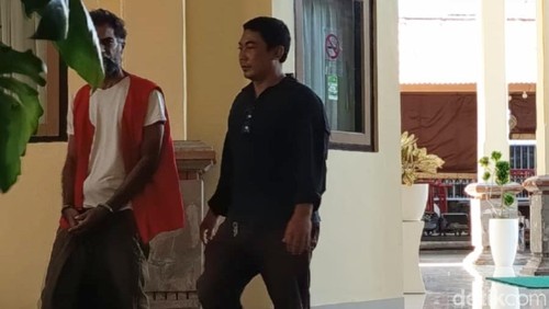 Shaileshwaran Govindan seusai menjalani sidang kasus narkotika, Kamis (16/4/2026).