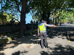 Tabrakan Hebat 2 Motor di Jalur Amlapura-Denpasar, 1 Orang Tewas