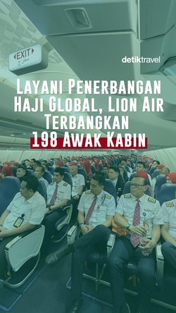 Video: 198 Awak Kabin Lion Air Bertugas untuk Penerbangan Haji Global