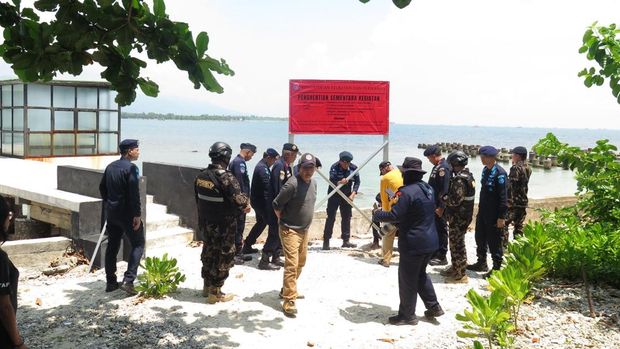 Viral Pulau Umang di Kabupaten Pandeglang, Banten dijual di Sosmed. (Dok. PSDKP KKP)