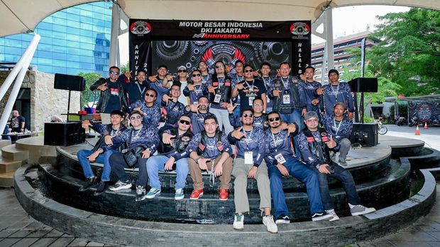 Anniversary komunitas Motor Besar Indonesia (MBI) DKI Jakarta yang ke-7 pada tanggal 12 April 2026, di Jakarta