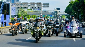 Respek Sesama Pengguna Jalan, Komunitas Moge Kampanye 'No Sirine, No Strobo'