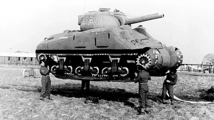 Balon tank untuk menipu Nazi pada 1939