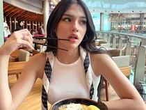 Davina Karamoy Bagikan Momen Makan di Resto, Nikmati Ramen dan Steak