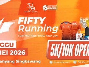 Mulai Hari dengan Energi Beda? FIFTY RUNNING 2026 Wajib Masuk Wishlist