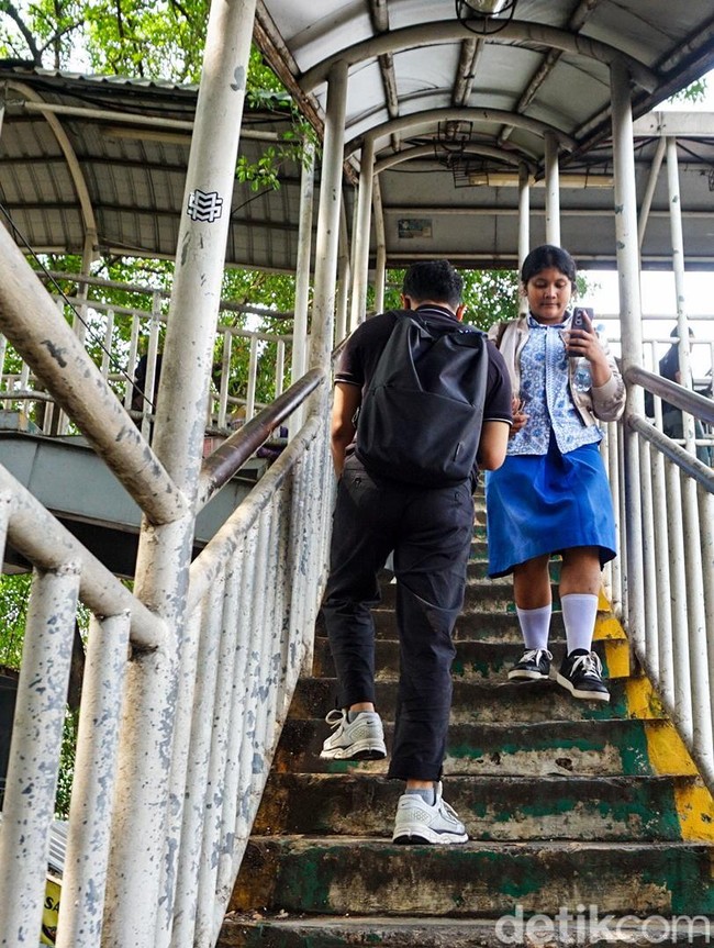 Minim Fasilitas, JPO Lenteng Agung Tak Ramah Disabilitas dan Lansia