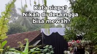 Nggak Nyangka, Resepsi Pernikahan di Halaman Rumah di Desa Ini bak Hotel Mewah