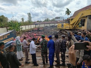Karantina Musnahkan 48,39 Ton Komoditas Ilegal Tangkapan Kodam Tuanku Tambusai
