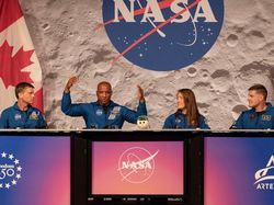 Potret Rise, Karya Bocah 8 Tahun yang Ikut Terbang ke Bulan