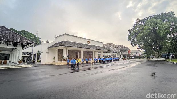 Suasana di Setda Ciamis, Jumat (17/4/2026) pagi. Suasana di Setda Ciamis, Jumat (17/4/2026) pagi.