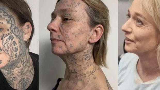 Wanita dipaksa tato oleh mantan