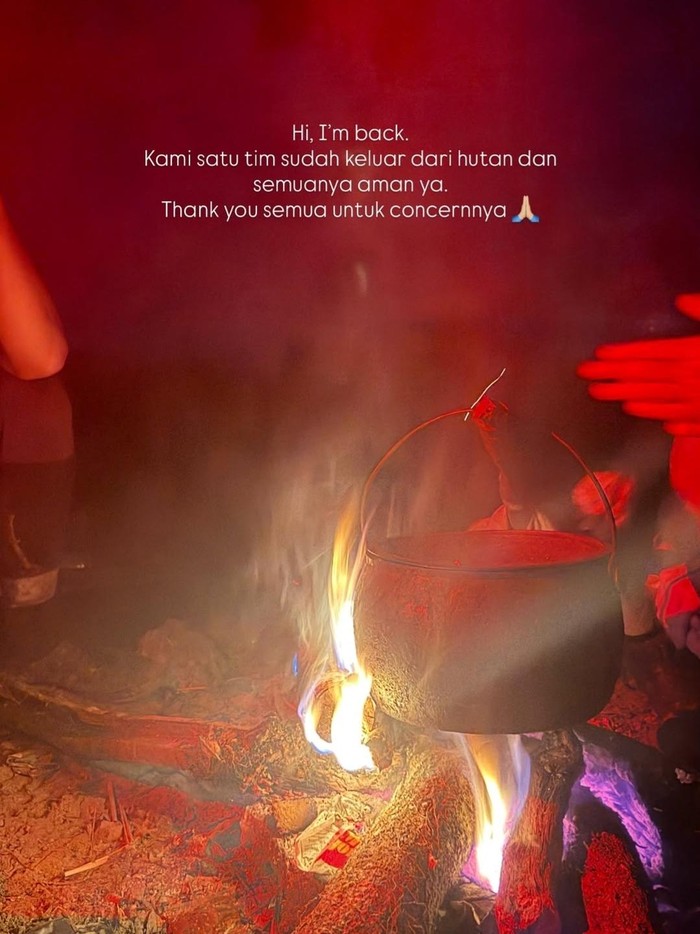 Wendy Walters gak sampai puncak Gunung Leuser.