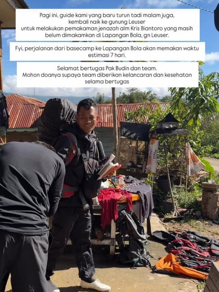 Wendy Walters gak sampai puncak Gunung Leuser.