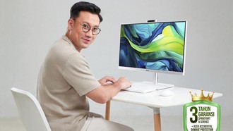 Acer Bawa PC AIO Aspire C24 ke Indonesia, Bikin Meja Kerja Makin Rapi