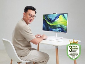 Acer Bawa PC AIO Aspire C24 ke Indonesia, Bikin Meja Kerja Makin Rapi