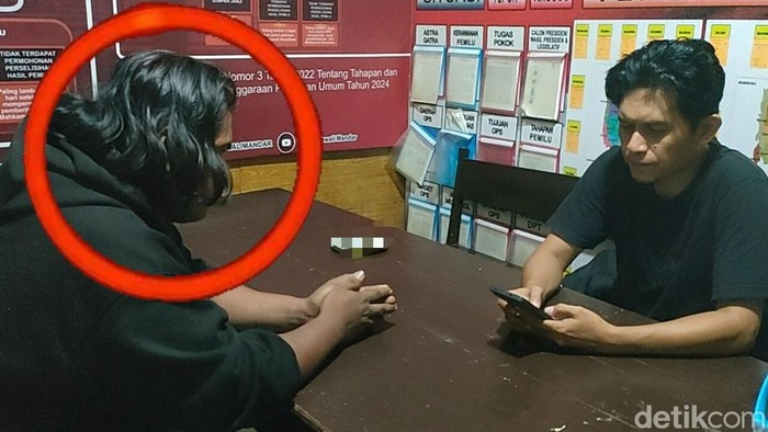 Ayah rekam aniaya dua anaknya di Polman saat diamankan polisi. Pelaku kini wajib lapor.