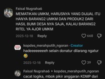Viral Balasan Akun KDMP di Blitar: Selain Donatur Dilarang Ngatur